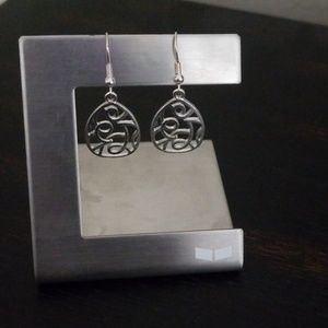 Silver earrings